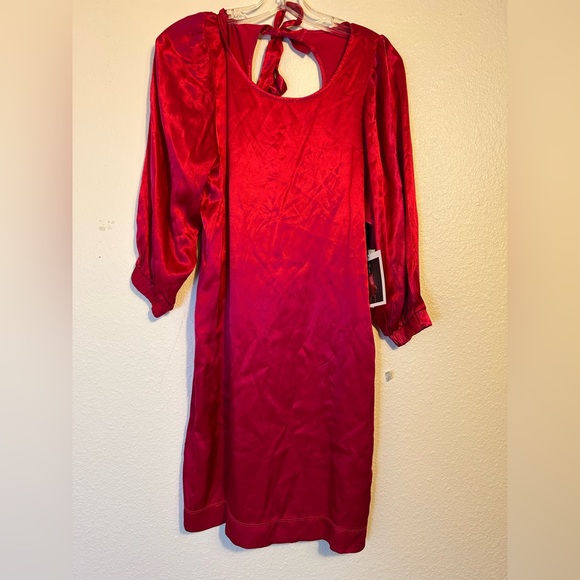 Nation LTD Veronica Party Red Mini NYE New‎ Years Eve Dress - Picture 3 of 11